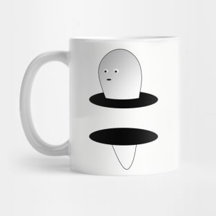 Cute ghost alien creature travelling through portals Mug